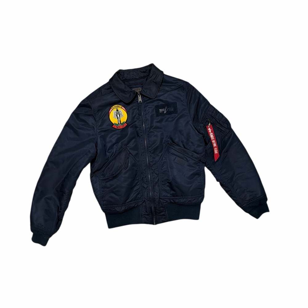 Alpha Industries Dark Blue Slim Fit Jacket